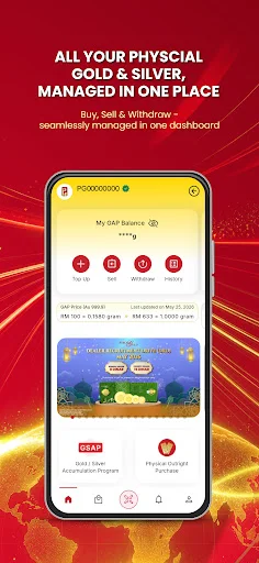 Public Gold ऐप डाउनलोड करें – सोने और चांदी की लाइव कीमतें देखें - Screenshot 1