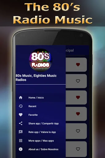 80s Music Radios डाउनलोड करें – सर्वश्रेष्ठ 80 के दशक के गाने - Screenshot 2