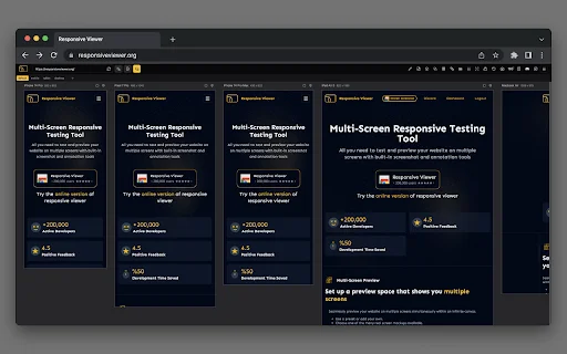 Responsive Viewer डाउनलोड करें – वेब डेवलपमेंट के लिए बेस्ट टूल - Screenshot 1