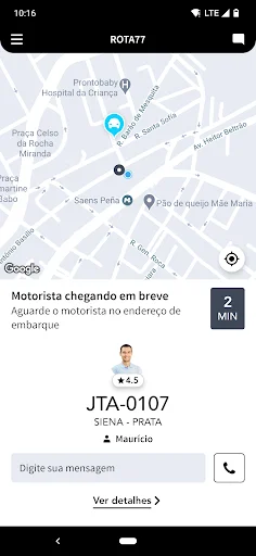 VaideRota77 Passenger App डाउनलोड करें – सुरक्षित और तेज़ सवारी - Screenshot 6