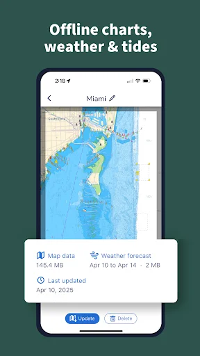Savvy Navvy Boating Navigation डाउनलोड करें – बेहतरीन मरीन जीपीएस - Screenshot 2