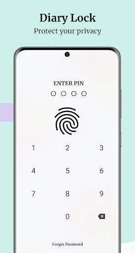 Diary Up: Locked Journal Notes डाउनलोड करें – सुरक्षित और निजी डायरी - Screenshot 3