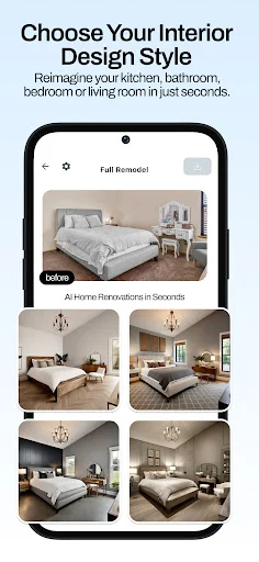 Remodel AI डाउनलोड करें – बेस्ट होम इंटीरियर डिज़ाइन ऐप - Screenshot 2