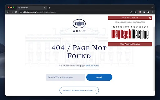 Wayback Machine डाउनलोड करें – इंटरनेट का इतिहास देखें और सुरक्षित करें - Screenshot 2