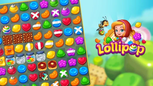 Lollipop: Sweet Taste Match 3 डाउनलोड करें – बेहतरीन पहेली गेम - Screenshot 27