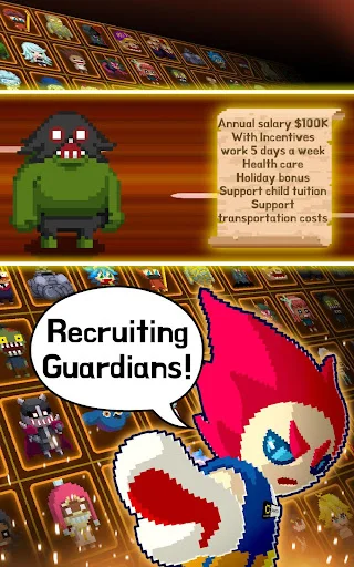 Videogame Guardians डाउनलोड करें – बेस्ट रेट्रो आइडल RPG गेम - Screenshot 10