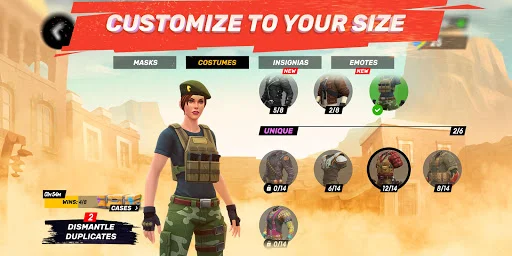 Guns of Boom डाउनलोड करें – बेस्ट 4v4 PvP शूटिंग गेम - Screenshot 2