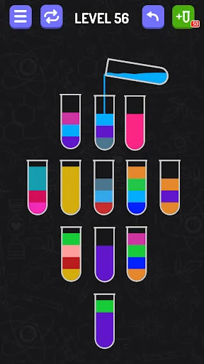 Water Sort – पहेली गेम डाउनलोड करें | तनाव दूर करने वाला बेहतरीन गेम - Screenshot 3