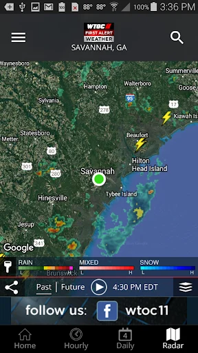 WTOC First Alert Radar डाउनलोड करें – सटीक मौसम अपडेट - Screenshot 4