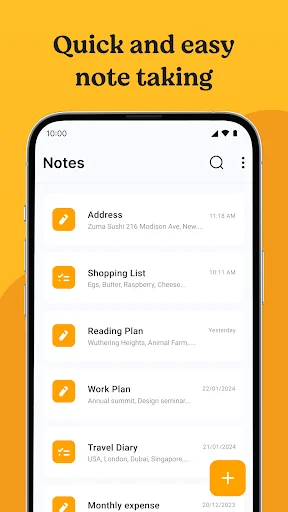 Notes App डाउनलोड करें – बेहतरीन नोट्स और टू-डू लिस्ट ऐप - Screenshot 2