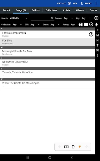 MobileSheets Trial डाउनलोड करें – संगीतकारों के लिए बेहतरीन शीट म्यूजिक व्यूअर - Screenshot 9